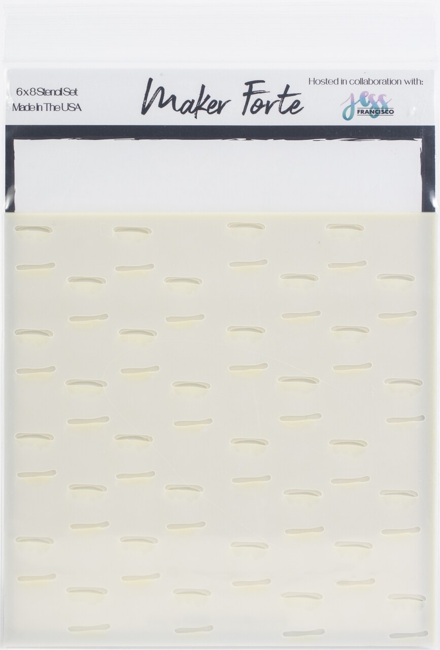 Maker Forte Layered Stencils By Jess Francisco 6"X6"-S'more Love